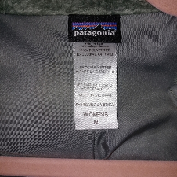 Patagonia Fur Fleece Vest Size Medium - Picture 3 of 4